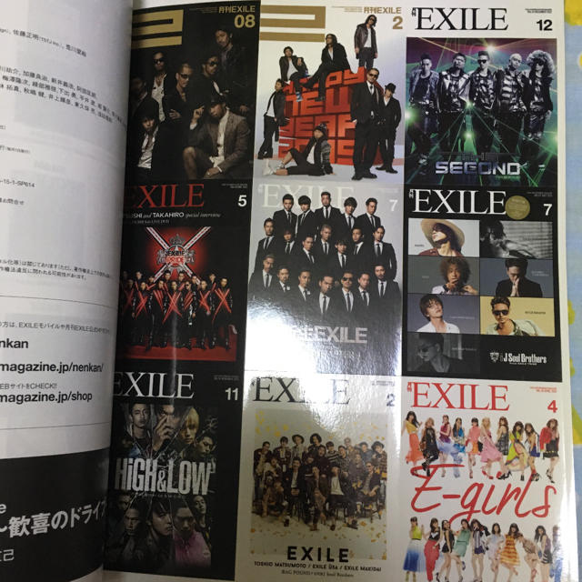 EXILE TRIBE(エグザイル トライブ)の月刊EXILE Vol.100&114 HiGH&LOW THE MOVIE エンタメ/ホビーの雑誌(アート/エンタメ/ホビー)の商品写真