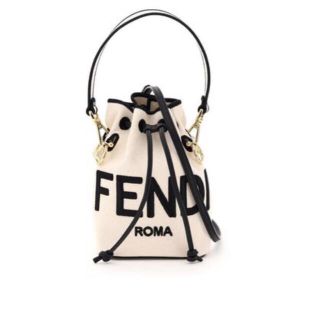 フェンディ(FENDI)の■ FENDI モントレゾール ロゴ キャンバス ミニ バケットバッグ ■(ショルダーバッグ)