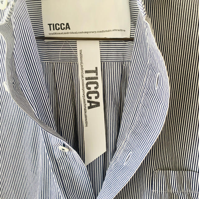 TICCA / ティッカ スクエアビッグシャツプルオーバー