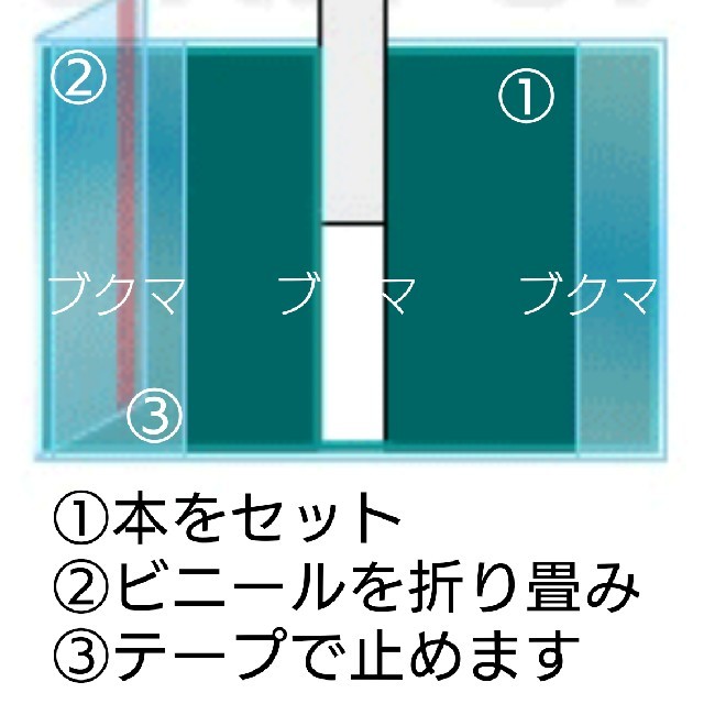 100枚 【青年】 B6サイズ コミックス ブックカバー(クリアブックカバー) エンタメ/ホビーの漫画(青年漫画)の商品写真