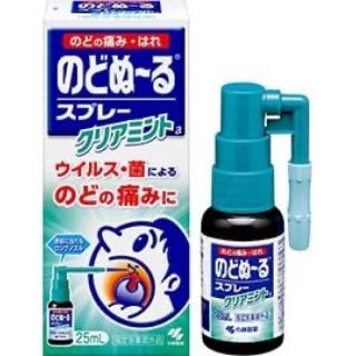 コバヤシセイヤク(小林製薬)ののどぬーるスプレー　クリアーミント　25ml(日用品/生活雑貨)