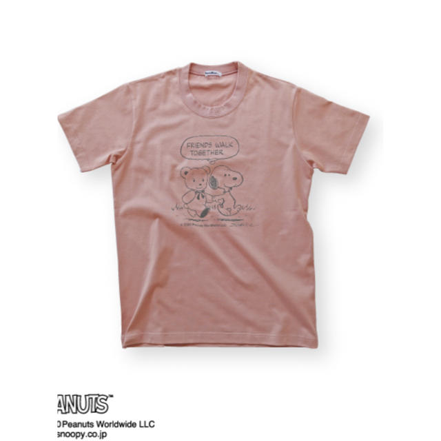 ファミリア スヌーピーコラボTシャツ ピンク - Tシャツ(半袖/袖なし)