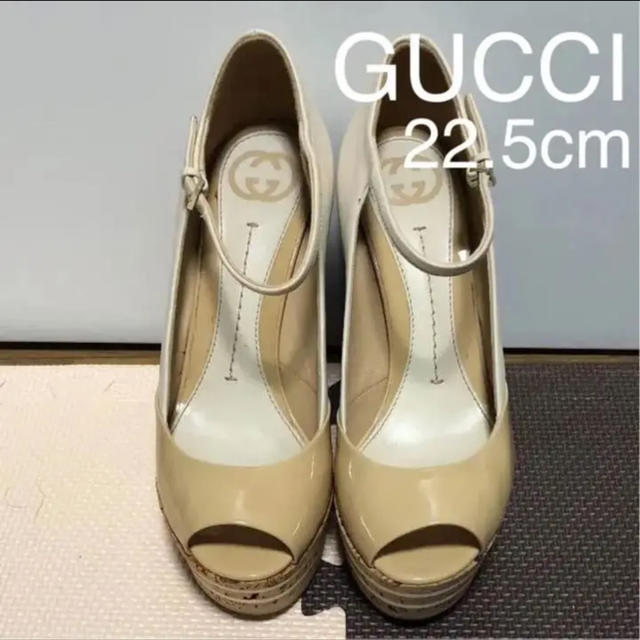Gucci(グッチ)のGUCCI ウェッジヒール　22.5cm レディースの靴/シューズ(サンダル)の商品写真