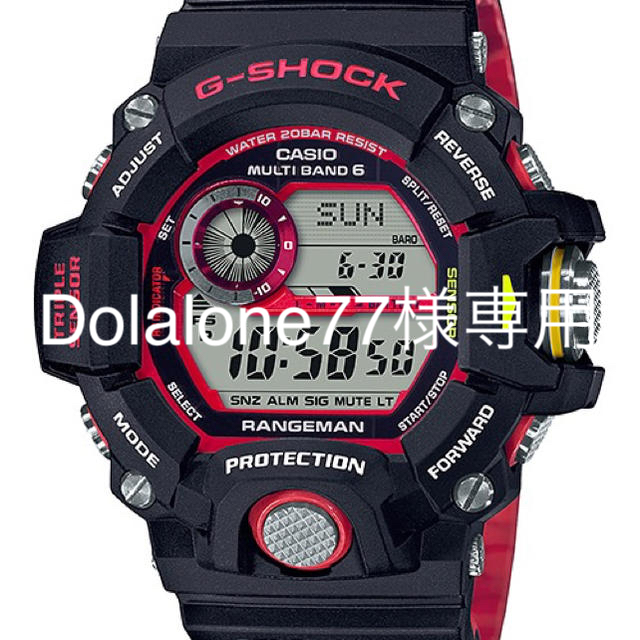 G-SHOCK(ジーショック)のGW-9400NFST-1AJR 緊急消防援助隊コラボ メンズの時計(腕時計(デジタル))の商品写真