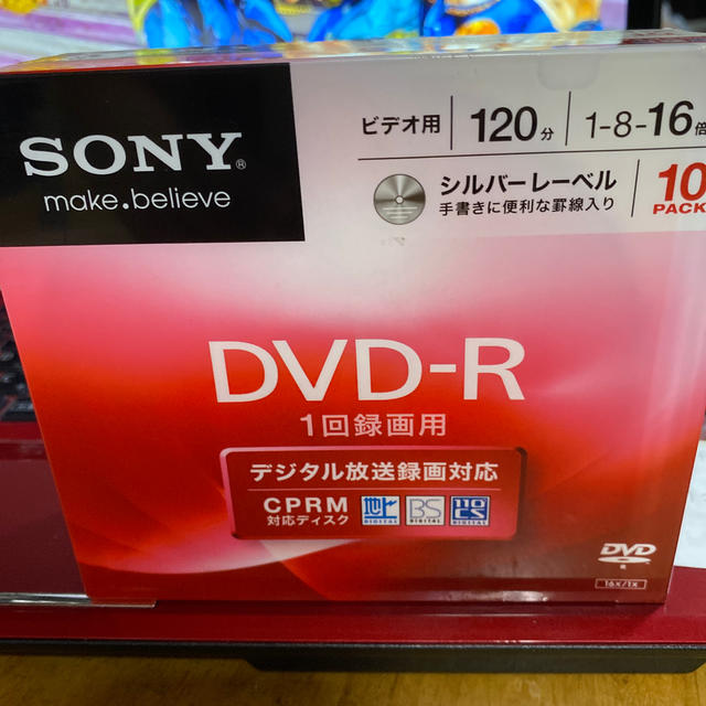 SONY(ソニー)のSONY DVD-R ビデオ用　10PACK エンタメ/ホビーのDVD/ブルーレイ(その他)の商品写真