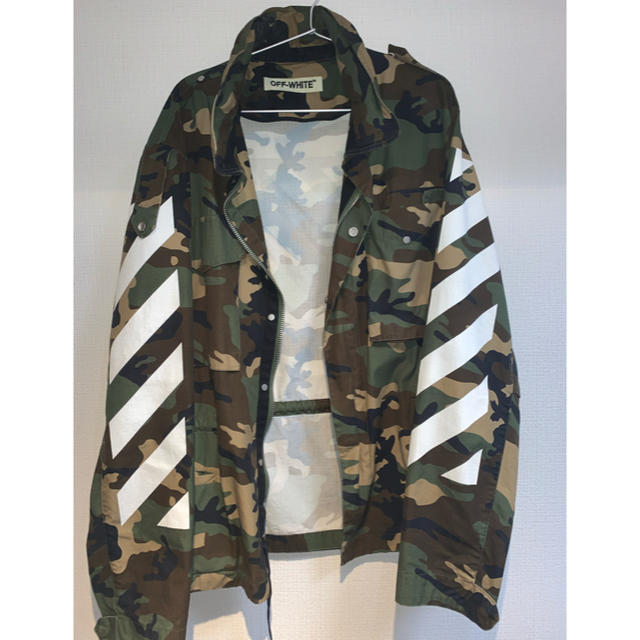 OFF-WHITE(オフホワイト)のOFF-WHITE ミリタリー柄アウター メンズのジャケット/アウター(ミリタリージャケット)の商品写真