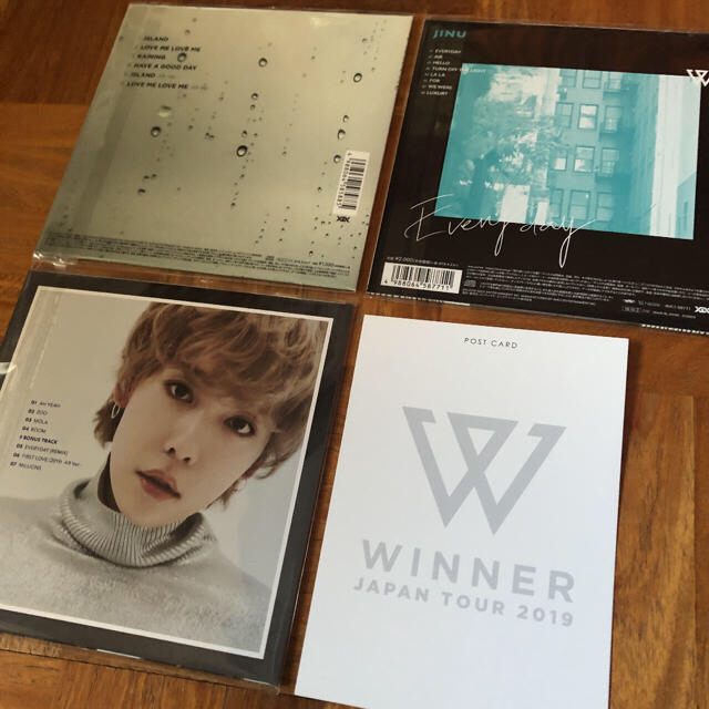 限定CD WINNER 3枚＋ポストカード ジヌ JINU うぃの エンタメ/ホビーのCD(K-POP/アジア)の商品写真