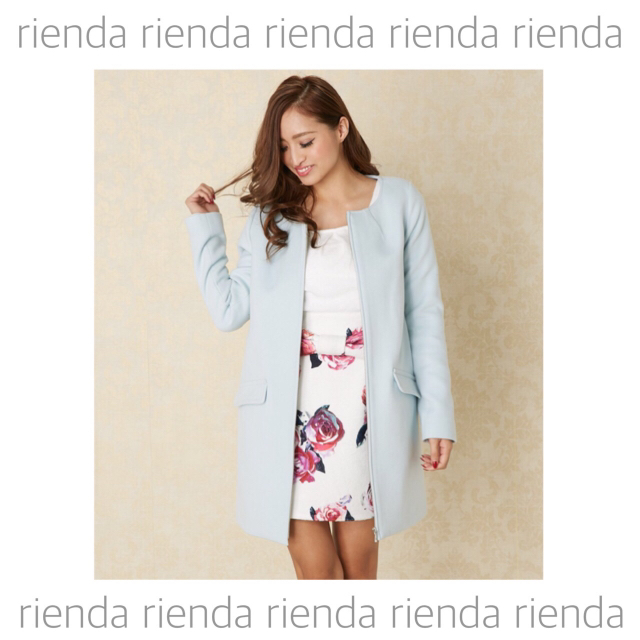高品質の激安 rienda - rienda / ノーカラーポケットCT スプリングコート