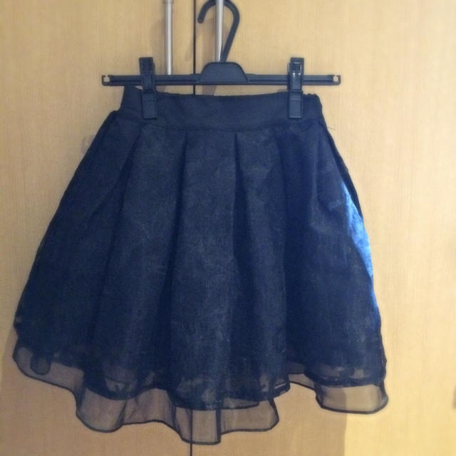 evelyn(エブリン)のevelyn 黒スカート レディースのスカート(ミニスカート)の商品写真
