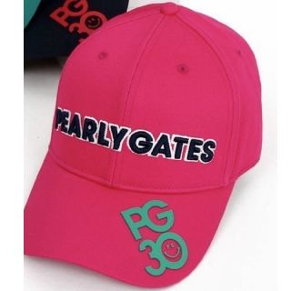 パーリーゲイツ(PEARLY GATES)の新品★パーリーゲイツ★30周年記念★PG89 シリコンロゴ ★ツイルキャップ (ウエア)