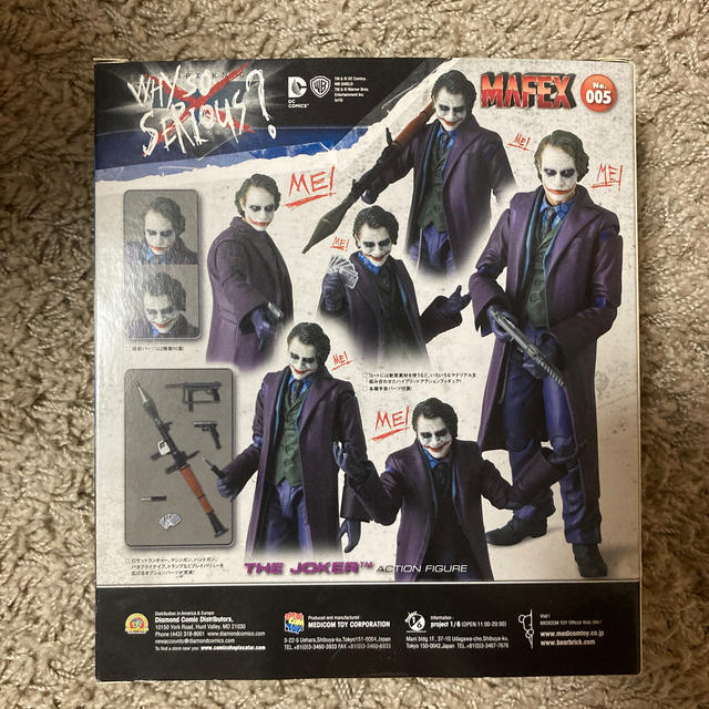 MEDICOM TOY(メディコムトイ)のジョーカー　フィギュア　MAFEX no.005 エンタメ/ホビーのフィギュア(アメコミ)の商品写真