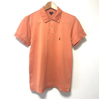 ポールスミス(Paul Smith)の定1万美品　PS ポールスミス  コットン半袖ポロシャツS オレンジ(ポロシャツ)