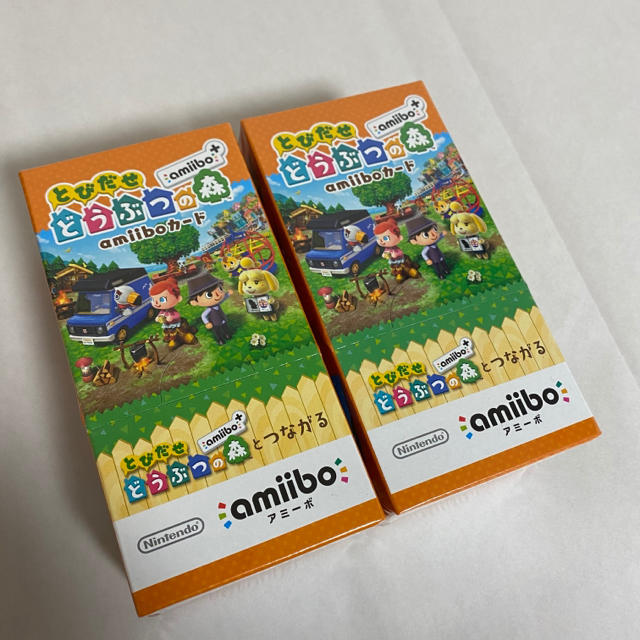 2022超人気 Switch Nintendo - ×32 1box カード amiibo どうぶつの森 とびだせ Box/デッキ/パック