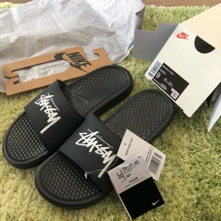 ステューシー(STUSSY)のstussy nike slide sandals bennasi べナッシ27(ビーチサンダル)