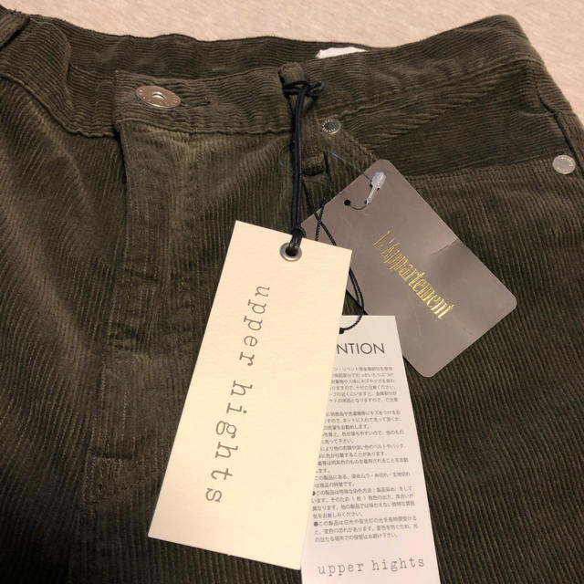 L'Appartement DEUXIEME CLASSE(アパルトモンドゥーズィエムクラス)の未使用 UPPER HIGHTS CORDUROY DENIM レディースのパンツ(デニム/ジーンズ)の商品写真