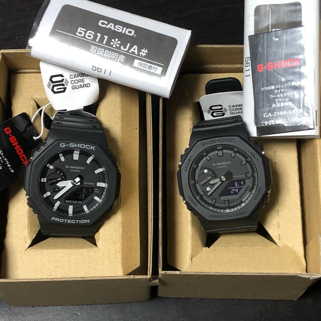 CASIO G-SHOCK GA-2100-1A1JF 3本セット 腕時計