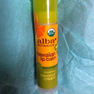 アルバ(ALBA)の保護シール付きHawaiian lip balm ハワイアンリップバーム(リップケア/リップクリーム)