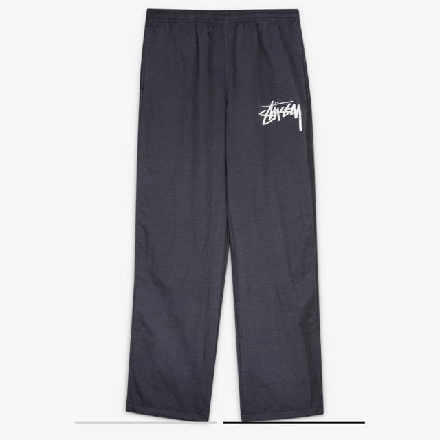 黒S STUSSY  NIKE BEACH PANT BKACK ステューシー