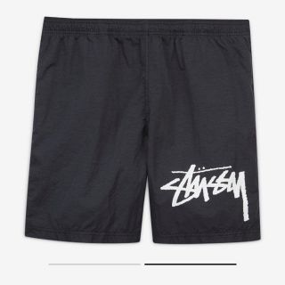 ステューシー(STUSSY)の黒S STUSSY NIKE WATER SHORT BLACK(ショートパンツ)