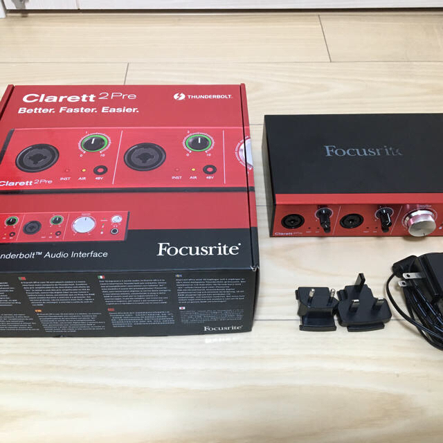 FOCUSRITE Clarett 2Pre Thunderbolt  楽器のDTM/DAW(オーディオインターフェイス)の商品写真