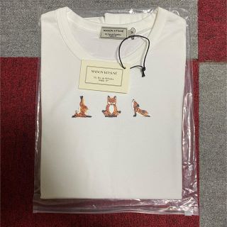 メゾンキツネ(MAISON KITSUNE')のメゾンキツネ ヨガフォックス　Tシャツ　2(Tシャツ/カットソー(半袖/袖なし))