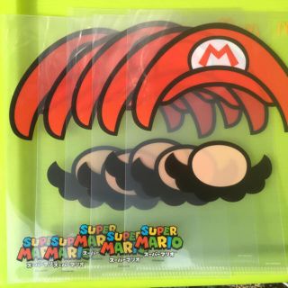 マクドナルド(マクドナルド)のマリオクリアファイル5枚(クリアファイル)