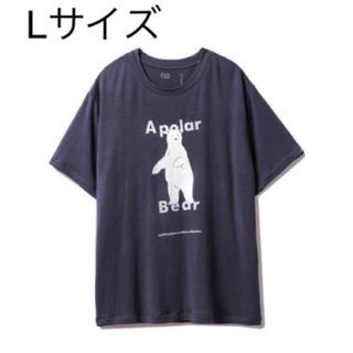 ジェラートピケ HOMME シロクマ Tシャツ Lサイズ(ルームウェア)