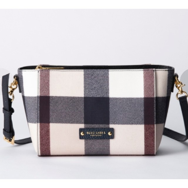 BURBERRY BLUE LABEL(バーバリーブルーレーベル)の新品バーバリーブルーレーベル クレストブリッジ チェック PVCショルダーバッグ レディースのバッグ(ショルダーバッグ)の商品写真