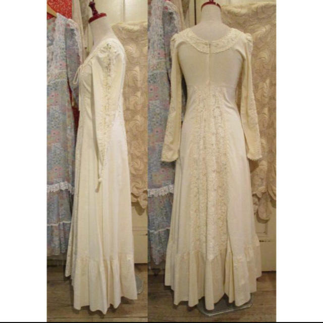 半額買い物 GUNNE SAX ガニーサックス 黒タグ ロングドレス