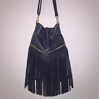 ローズバッド(ROSE BUD)のリュックorフリンジショルダーbag(ショルダーバッグ)