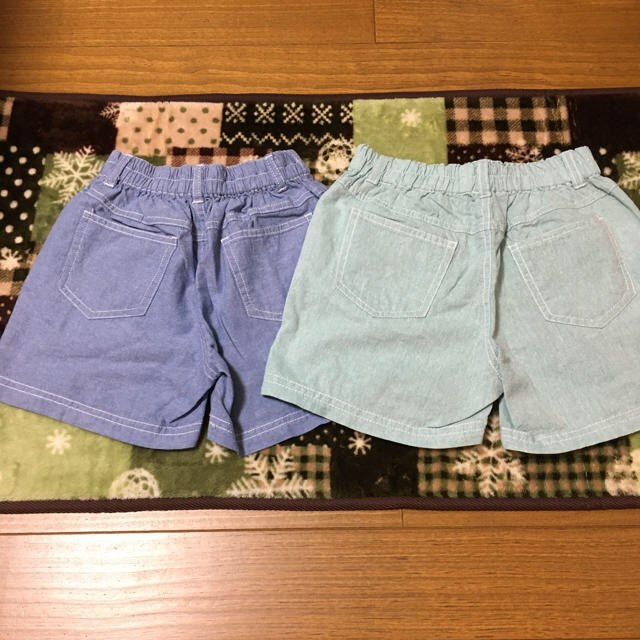 しまむら(シマムラ)の＜487＞双子ショートパンツ120〜130サイズ キッズ/ベビー/マタニティのキッズ服女の子用(90cm~)(パンツ/スパッツ)の商品写真