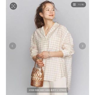 ビューティアンドユースユナイテッドアローズ(BEAUTY&YOUTH UNITED ARROWS)の【BY】チェックシャツ(シャツ/ブラウス(長袖/七分))