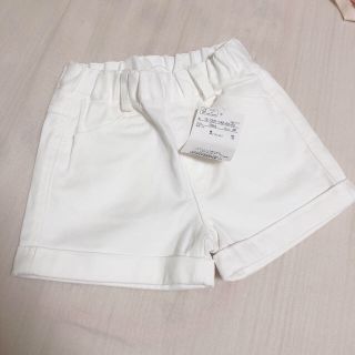 ブランシェス(Branshes)の【専用】ホワイトショーパン　100size  ブランシェス(パンツ/スパッツ)