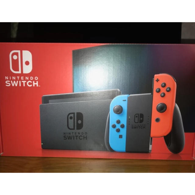 新品未開封　Nintendo Switch 新モデル　ネオンブルー/レッド