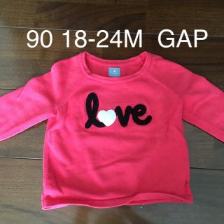 ベビーギャップ(babyGAP)の90 GAP セーター　ニット　ピンク　18-24M (ニット)