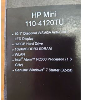 美品 わけあり HP Mini 110-4120TU ノートパソコン