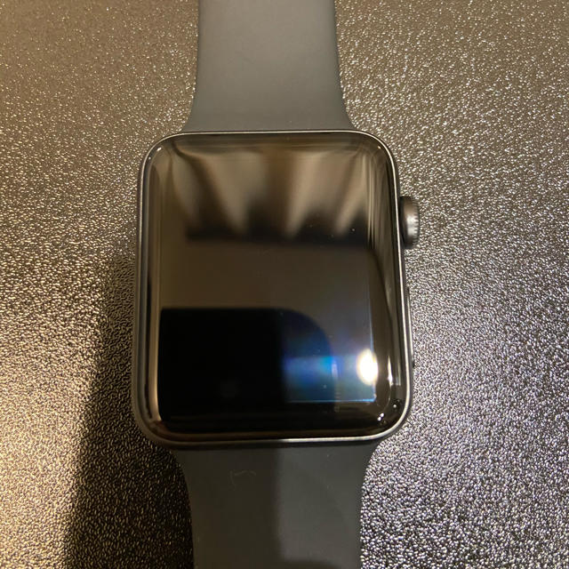 Apple Watch(アップルウォッチ)のApple Watch 3 42mm GPSモデル スペースグレイ メンズの時計(腕時計(デジタル))の商品写真