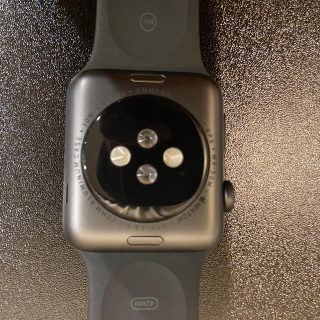 Apple - Apple Watch 3 42mm GPSモデル スペースグレイの通販 by Orangeみかん's shop｜アップルウォッチならラクマ Watch 好評最新作