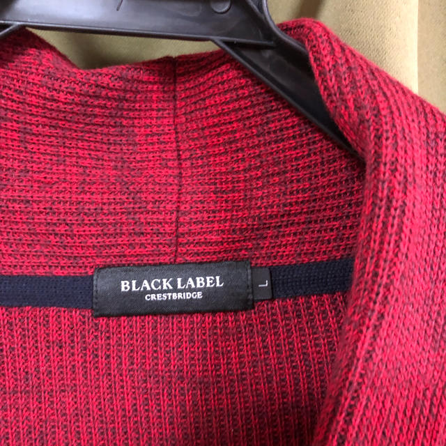 BLACK LABEL CRESTBRIDGE(ブラックレーベルクレストブリッジ)のブラックレーベルショールカラーカーディガン メンズのトップス(カーディガン)の商品写真