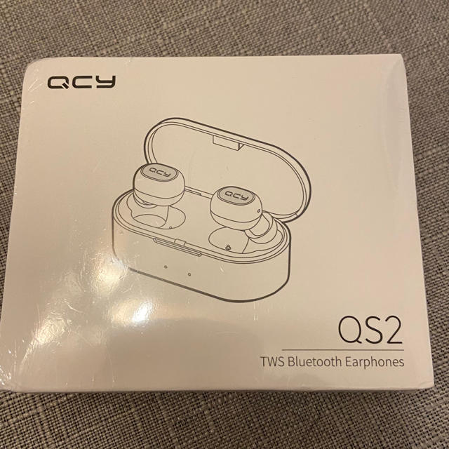 新品未開封　QCY QS2 T2 Bluetooth5.0 ワイヤレスイヤホン スマホ/家電/カメラのオーディオ機器(ヘッドフォン/イヤフォン)の商品写真