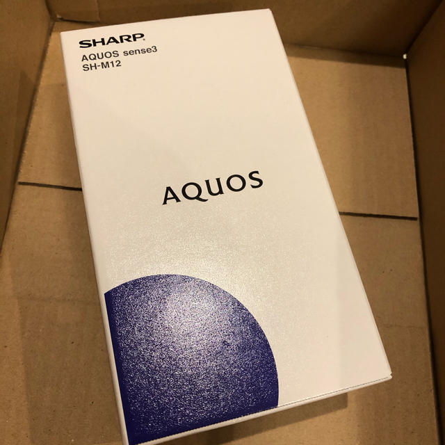 スマートフォン本体SHARP AQUOS sense3 SH-M12 黒