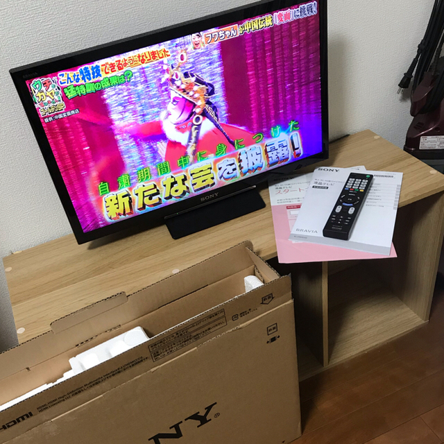 BRAVIA(ブラビア)のSONY ソニー KJ-24W450D 24型テレビ スマホ/家電/カメラのテレビ/映像機器(テレビ)の商品写真