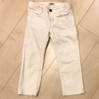 オシュコシュ(OshKosh)のOshkosh 白 ジーンズ 120cm (パンツ/スパッツ)