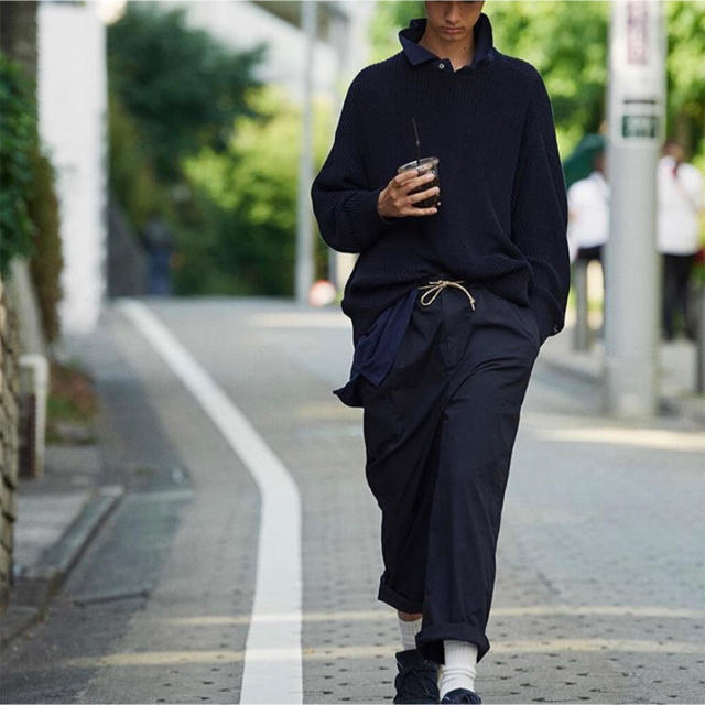 1LDK SELECT(ワンエルディーケーセレクト)のah.h digawell yes good market navy pants メンズのパンツ(その他)の商品写真