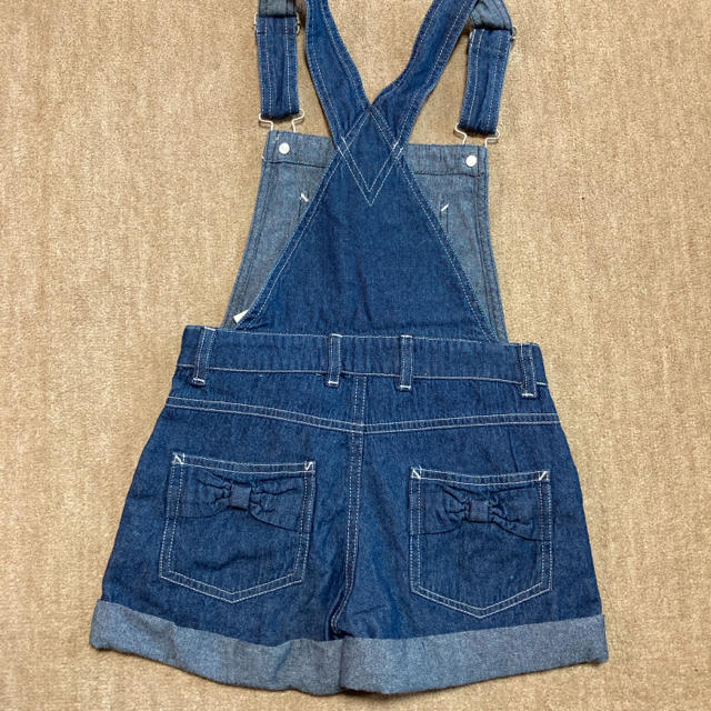 motherways(マザウェイズ)の【新品】マザウェイズ サロペット デニム オーバーオール 130cm キッズ/ベビー/マタニティのキッズ服女の子用(90cm~)(パンツ/スパッツ)の商品写真