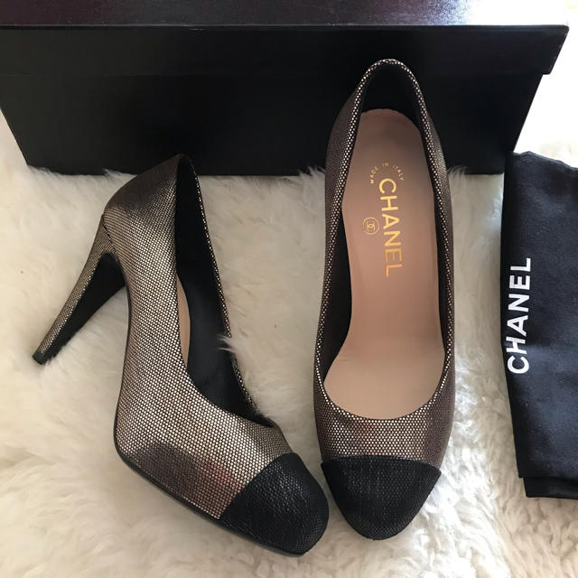 CHANEL シャネル パンプス 37.5 37 1 2 フォーマル - ハイヒール CHANEL シャネル パンプス 37.5 37 1 2 フォーマル - ハイヒール