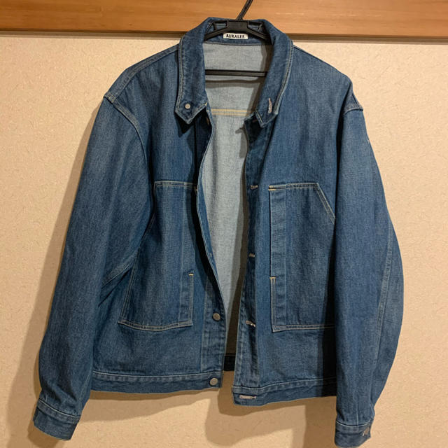 AURALEE HARD TWIST DENIM BLOUZON 20ss