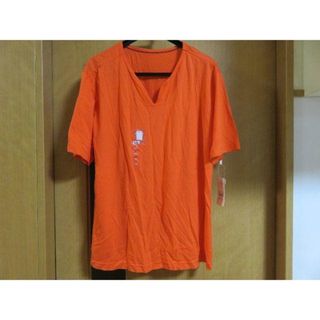 メンズ 半袖Tシャツ オレンジ TOPVALU　LL(Tシャツ/カットソー(半袖/袖なし))