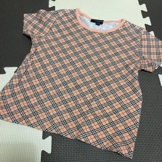 バーバリー(BURBERRY)のバーバリー♡Tシャツ/110A オレンジ系(Tシャツ/カットソー)