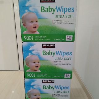 コストコ(コストコ)のコストコ　Baby Wipes　ベビーワイプ　３箱(ベビーおしりふき)